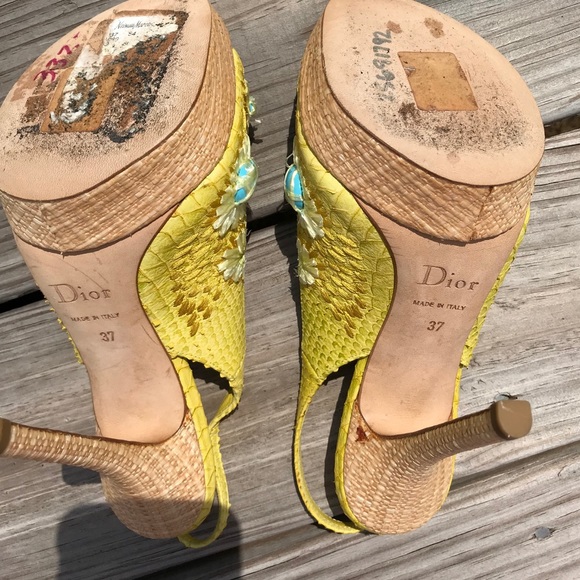 COPY - ✨✨✨Beautiful Christian Dior snakeskin heels✨✨✨ - Picture 8 of 8